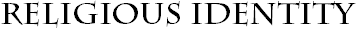 Religious identity
